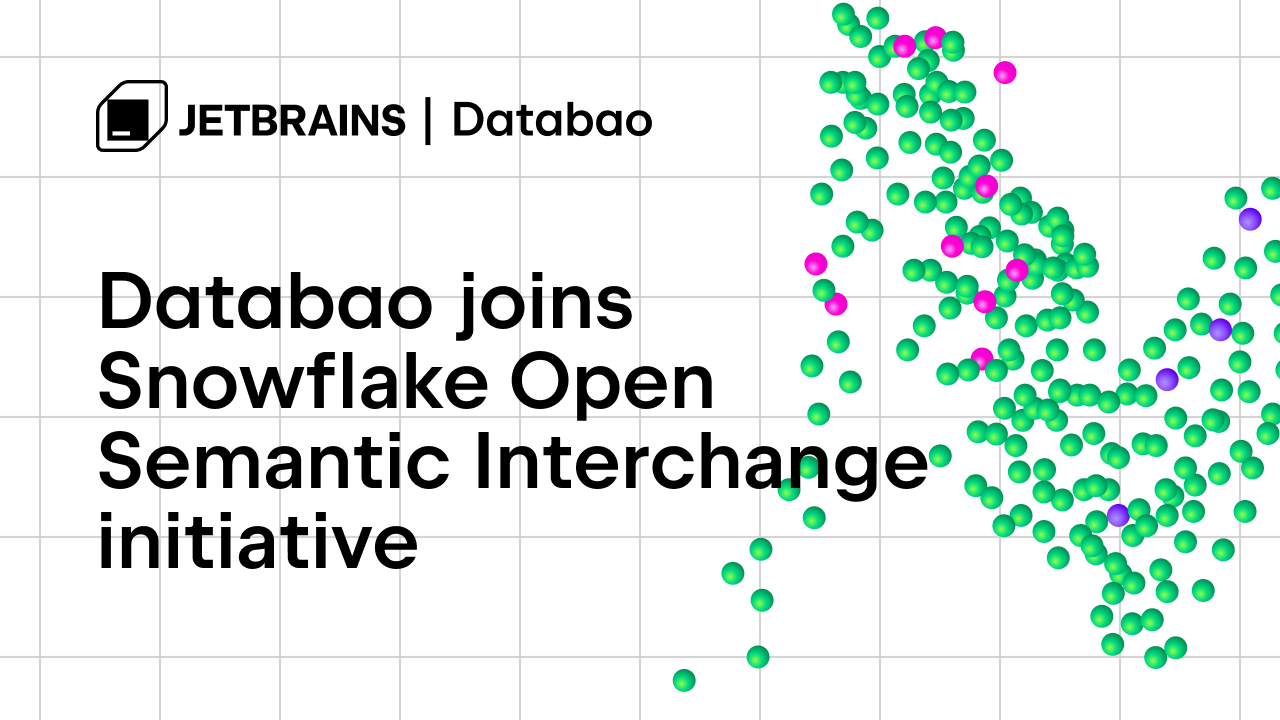 Databao Becomes a Partner of the Open Semantic Interchange Initiative led by Snowflake and other industry leaders