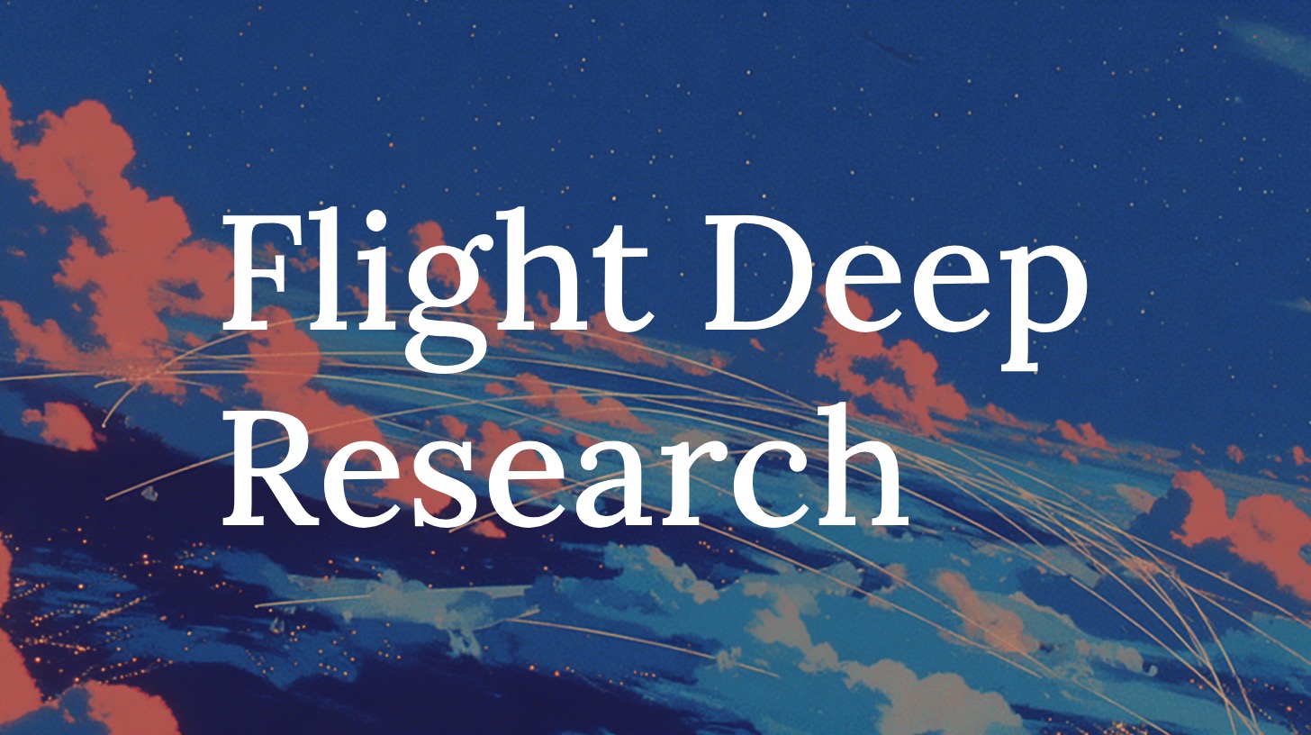 Show HN: Deep Research for Flights
