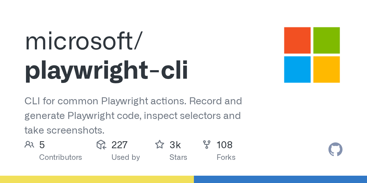 microsoft/playwright-cli