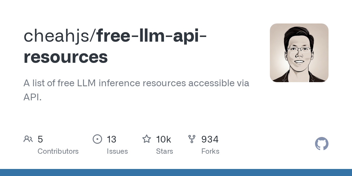 cheahjs/free-llm-api-resources