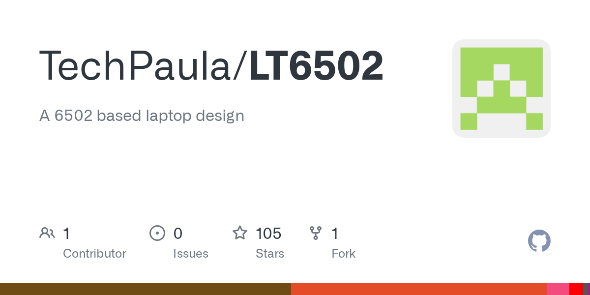 LT6502: A 6502-based homebrew laptop