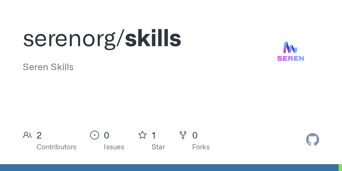 Show HN: Seren Skills – Community-Driven Skills for Seren Desktop