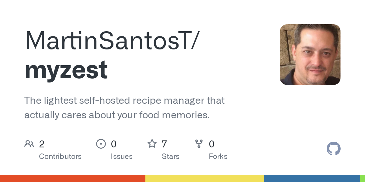 Show HN: Zest – A single-container recipe manager built without front end tools