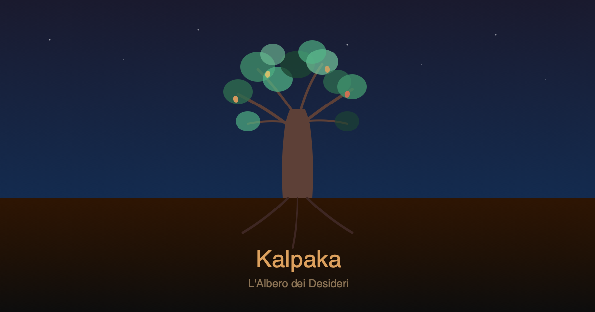 Show HN: Kalpaka – A living tree that grows services from wishes