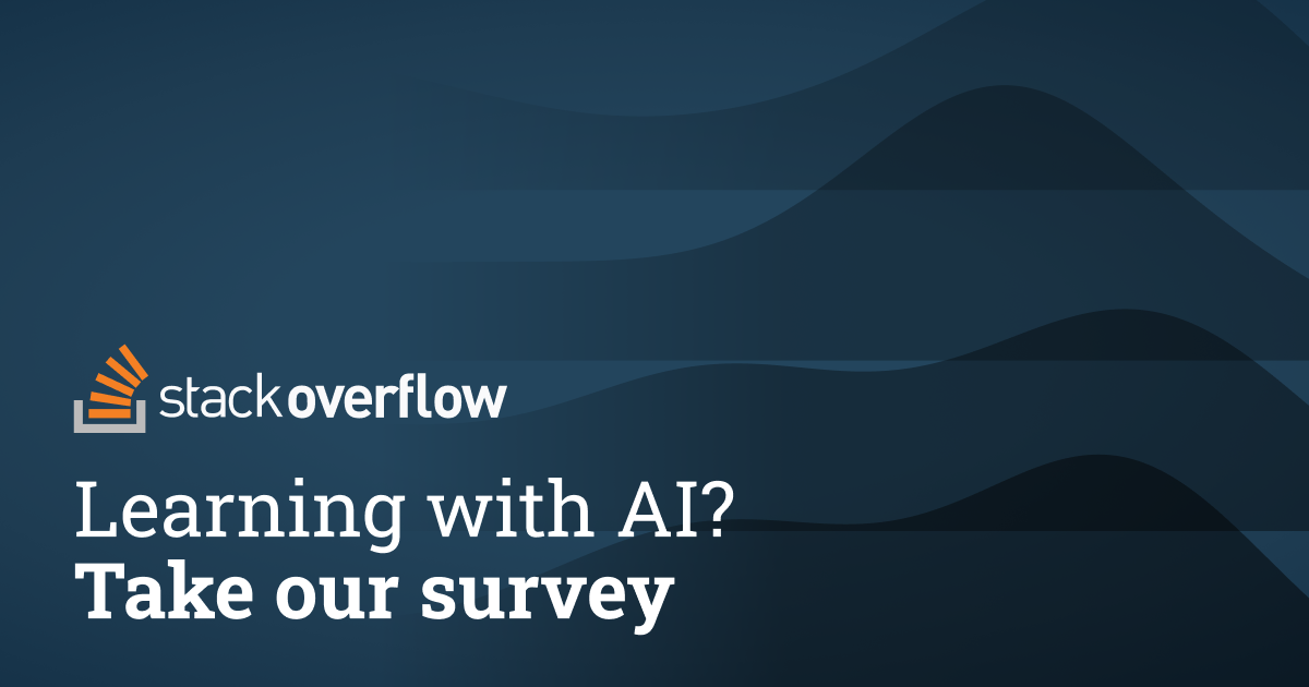 Are you learning with AI? We want to know about it!