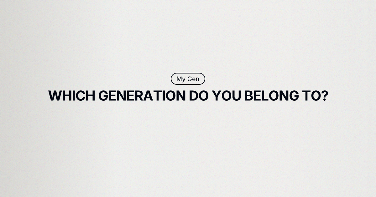 Show HN: Are you really Gen Z?