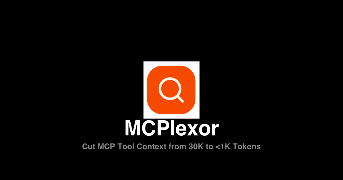 Show HN: MCPlexor – MCP multiplexer that cuts agent context usage by 95%